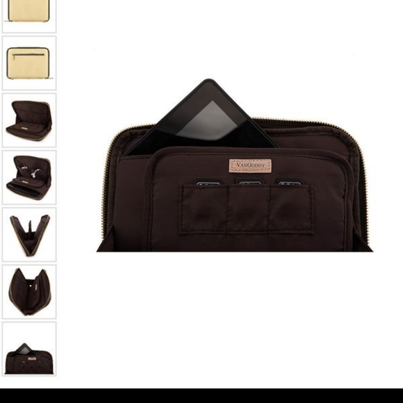 Irista - VanGoddy Irista Tablet Sleeve Tan- Olive - Picture 6 of 11